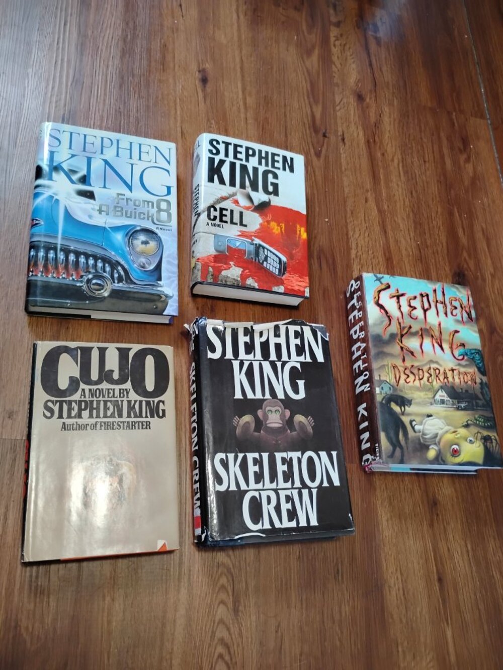 Vintage Stephen King Novel Books Hardcover Lot (5) Cujo Skeleton Crew